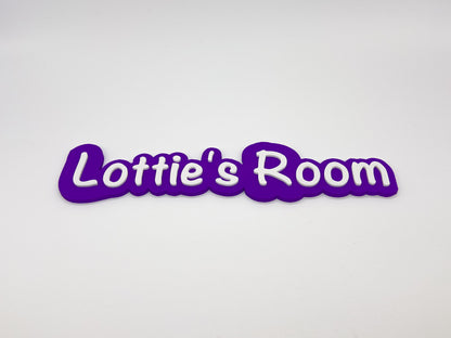 Personalised 3D Name Sign | 7x Colours Available