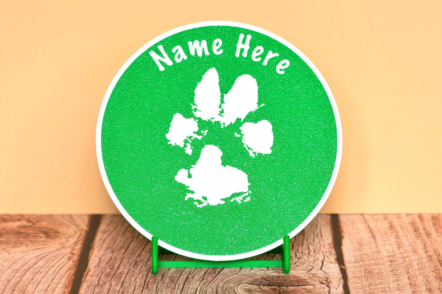 Personalised Dog Paw Print Coaster | 7x Colours