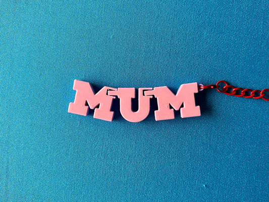 Flexi MUM Letters Keyring