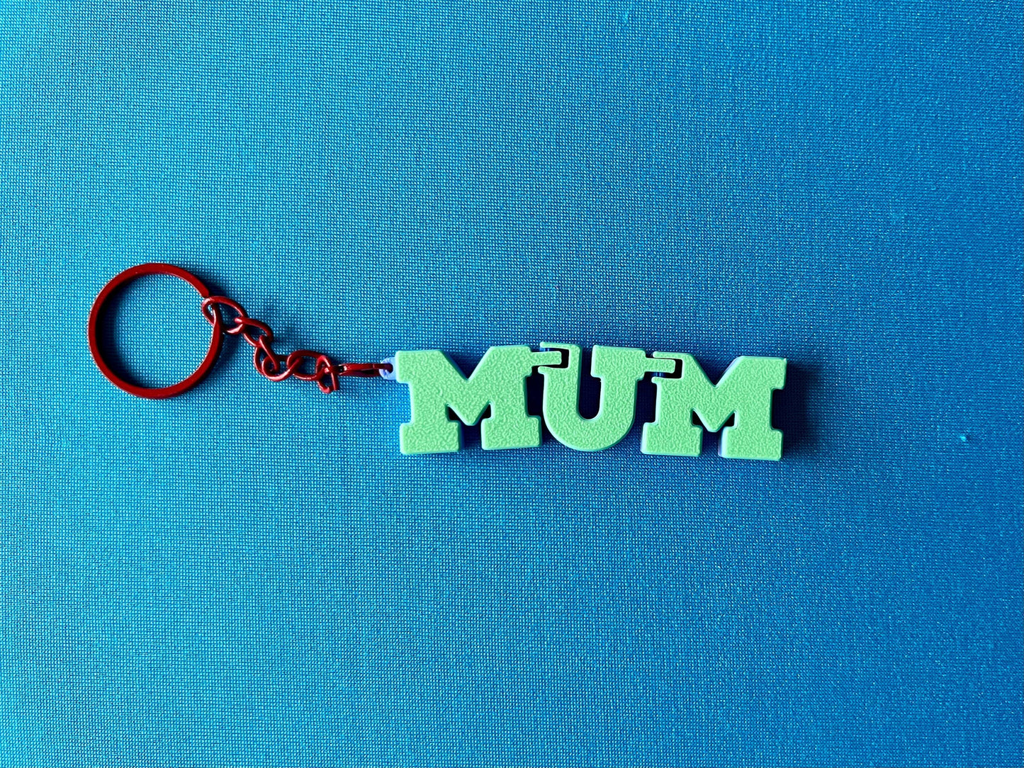 Flexi MUM Letters Keyring